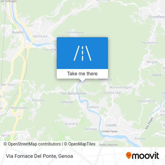 Via Fornace Del Ponte map
