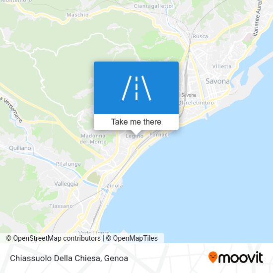 Chiassuolo Della Chiesa map
