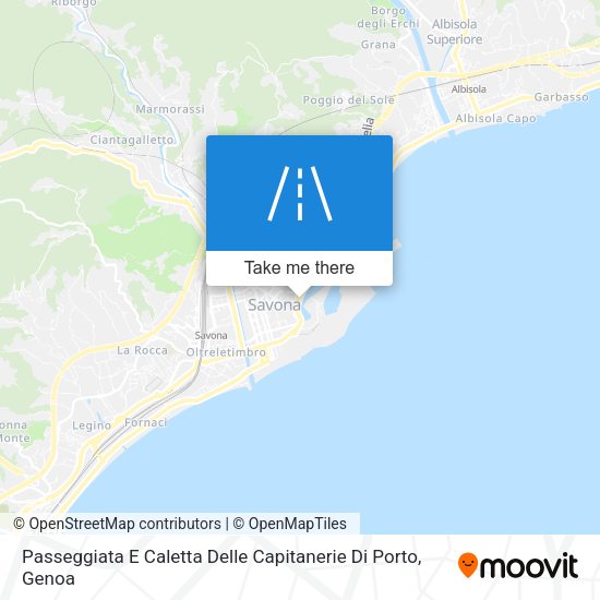 Passeggiata E Caletta Delle Capitanerie Di Porto map