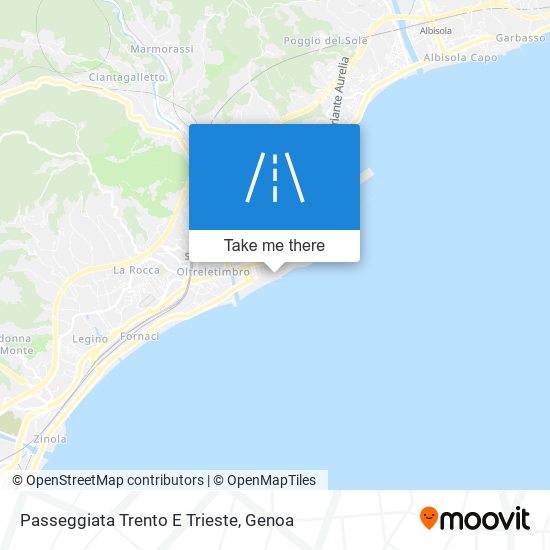Passeggiata Trento E Trieste map