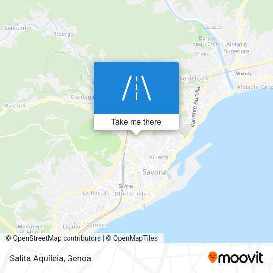Salita Aquileia map