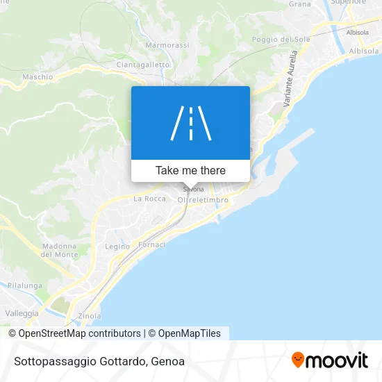 Sottopassaggio Gottardo map