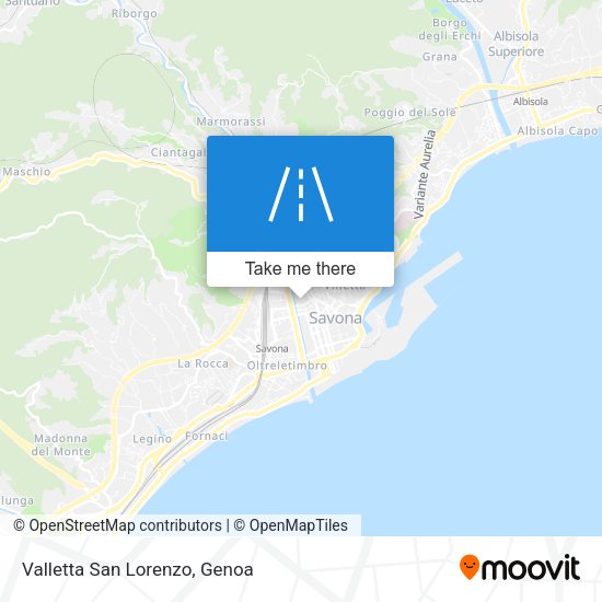 Valletta San Lorenzo map