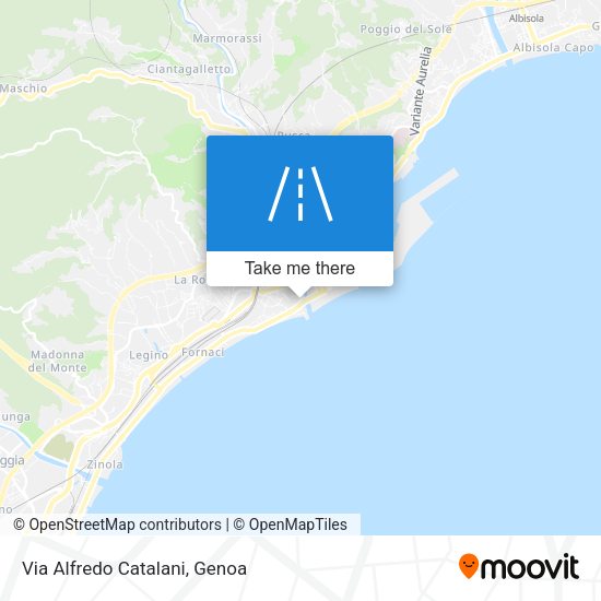 Via Alfredo Catalani map