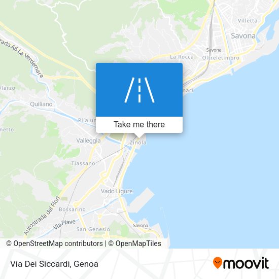 Via Dei Siccardi map