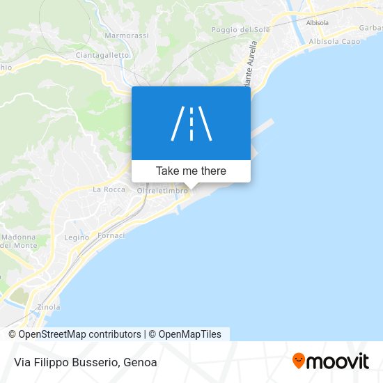 Via Filippo Busserio map