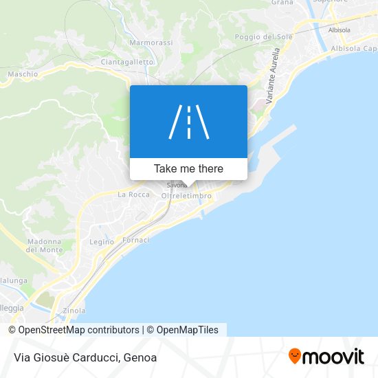 Via Giosuè Carducci map