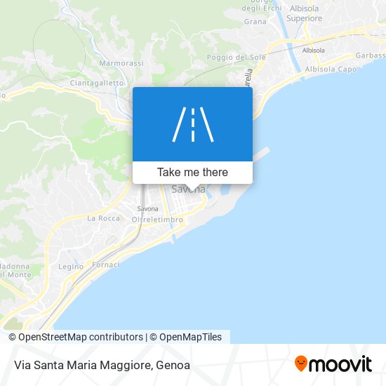 Via Santa Maria Maggiore map