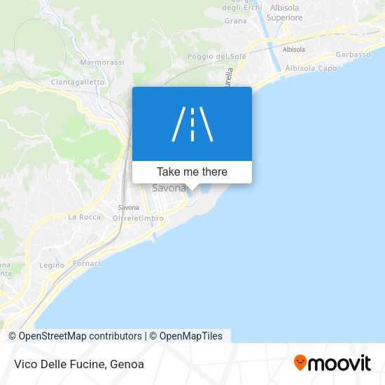 Vico Delle Fucine map