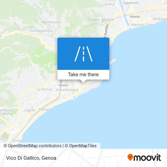Vico Di Gallico map