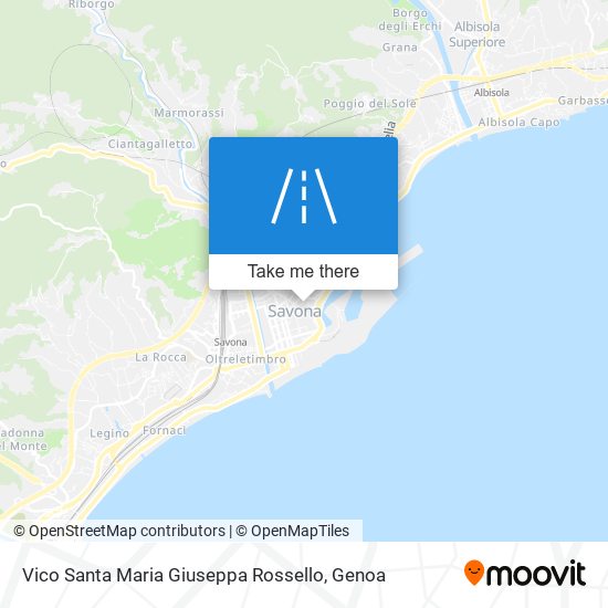 Vico Santa Maria Giuseppa Rossello map