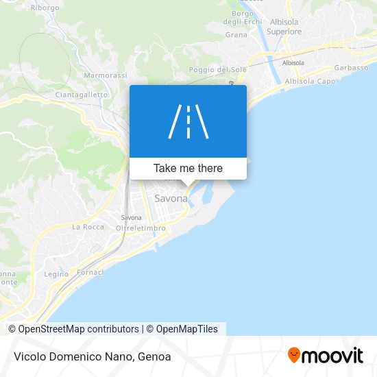 Vicolo Domenico Nano map