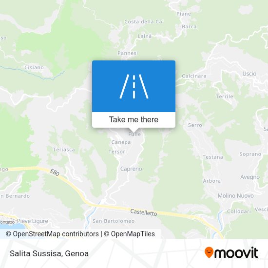 Salita Sussisa map