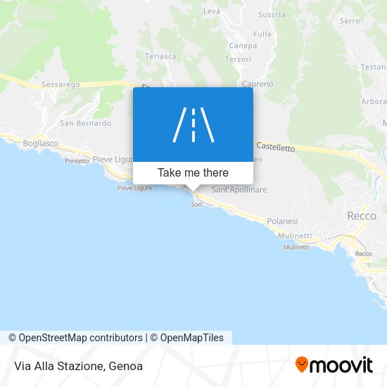 Via Alla Stazione map
