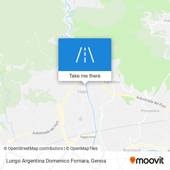 Lungo Argentina Domenico Fornara map
