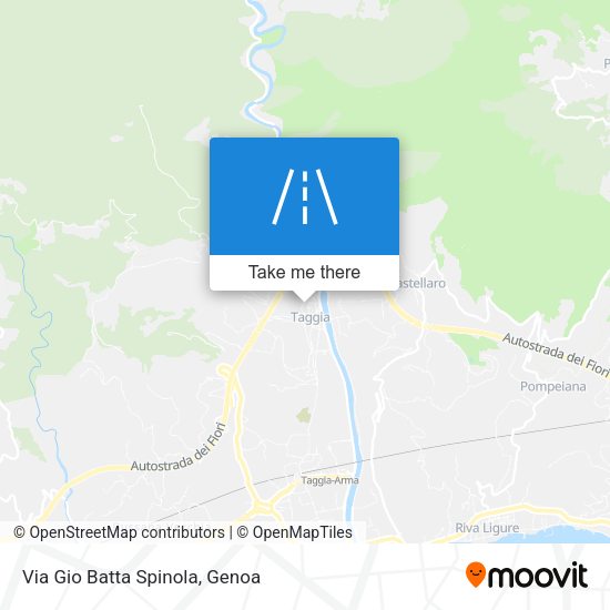 Via Gio Batta Spinola map