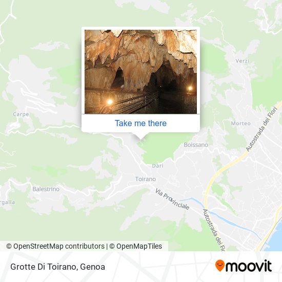 Grotte Di Toirano map