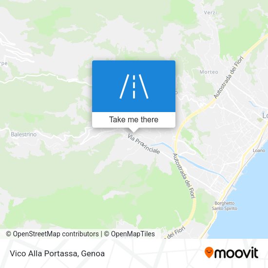 Vico Alla Portassa map