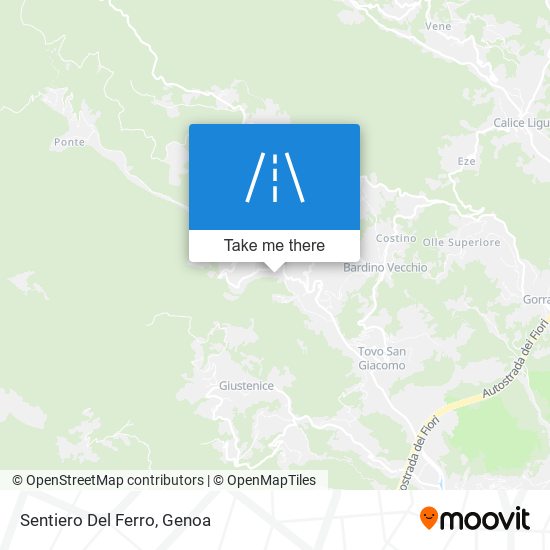 Sentiero Del Ferro map