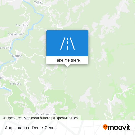 Acquabianca - Dente map