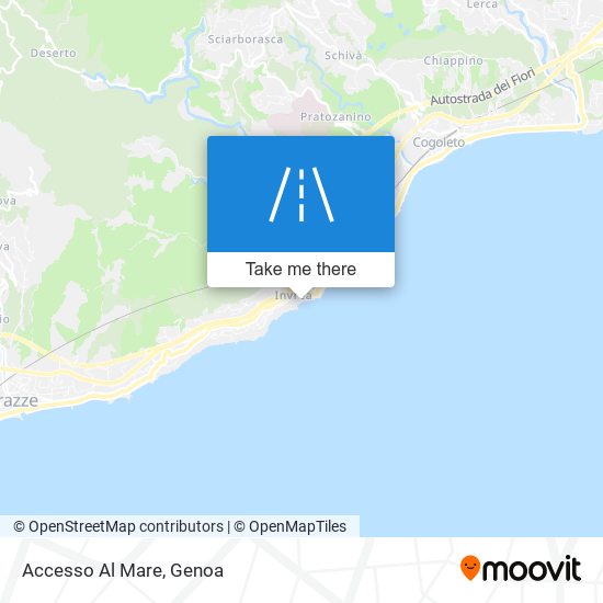 Accesso Al Mare map