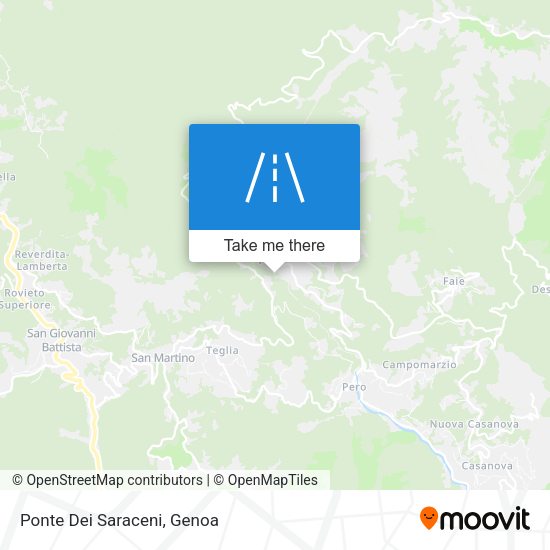 Ponte Dei Saraceni map