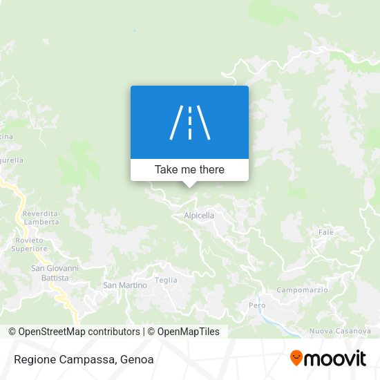 Regione Campassa map