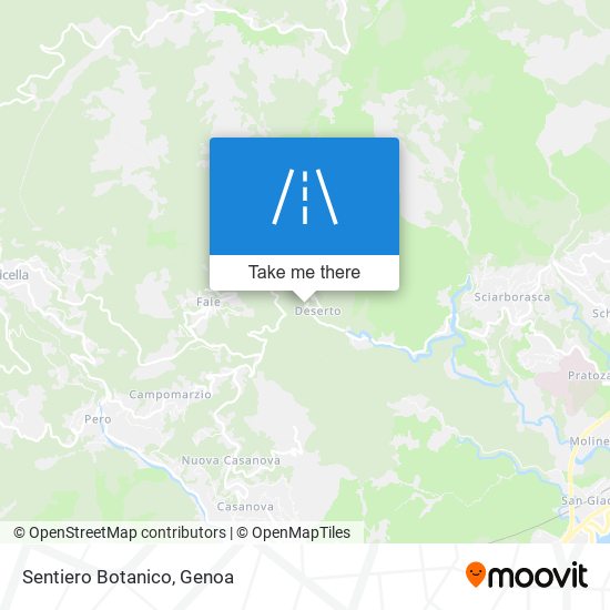 Sentiero Botanico map