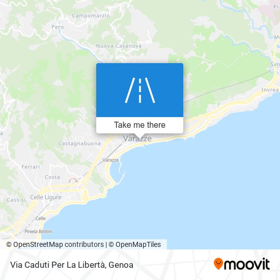 Via Caduti Per La Libertà map