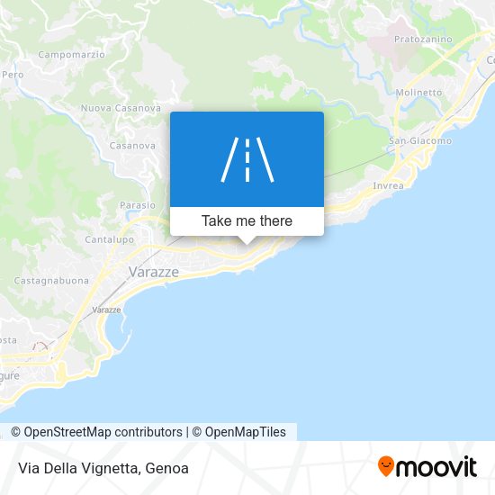 Via Della Vignetta map