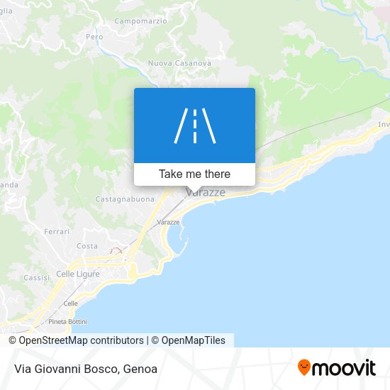 Via Giovanni Bosco map