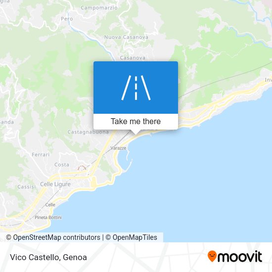Vico Castello map