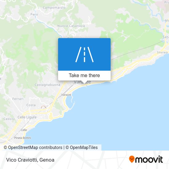 Vico Craviotti map