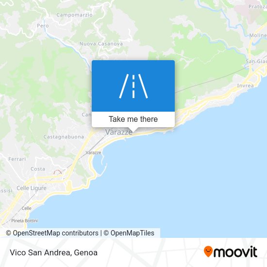 Vico San Andrea map