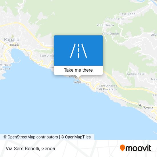 Via Sem Benelli map