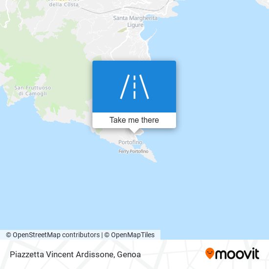 Piazzetta Vincent Ardissone map