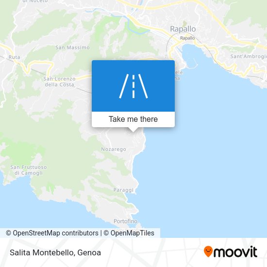 Salita Montebello map