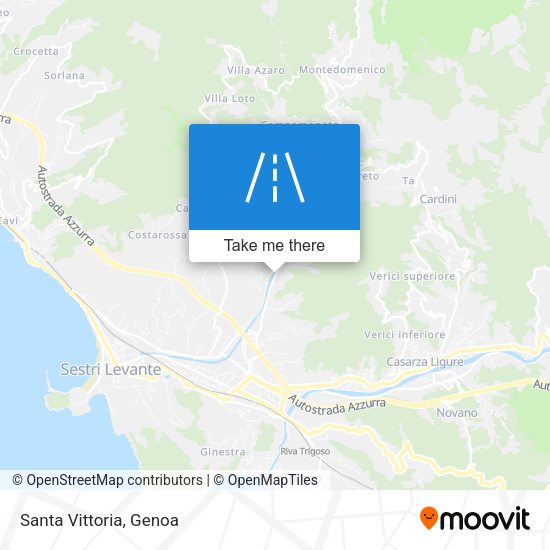 Santa Vittoria map