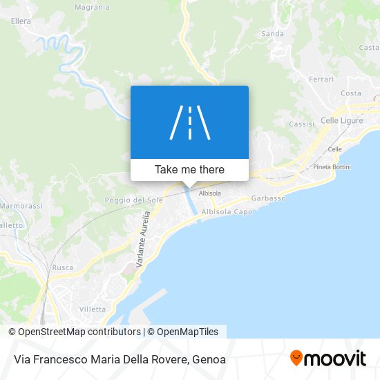 Via Francesco Maria Della Rovere map