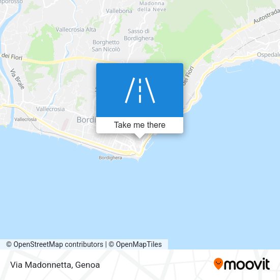 Via Madonnetta map