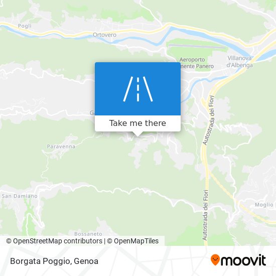 Borgata Poggio map