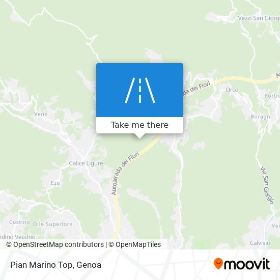 Pian Marino Top map
