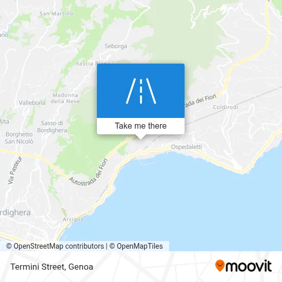 Termini Street map