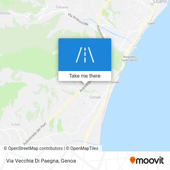 Via Vecchia Di Paegna map