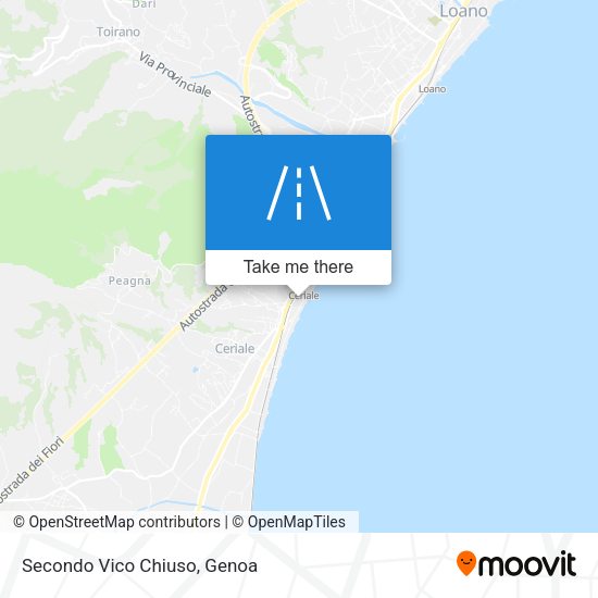 Secondo Vico Chiuso map