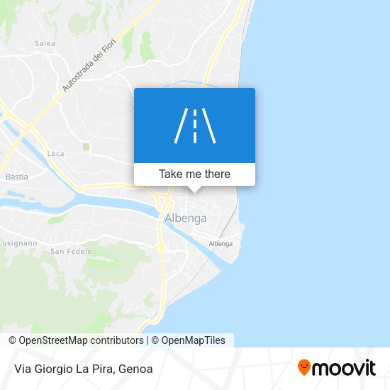 Via Giorgio La Pira map