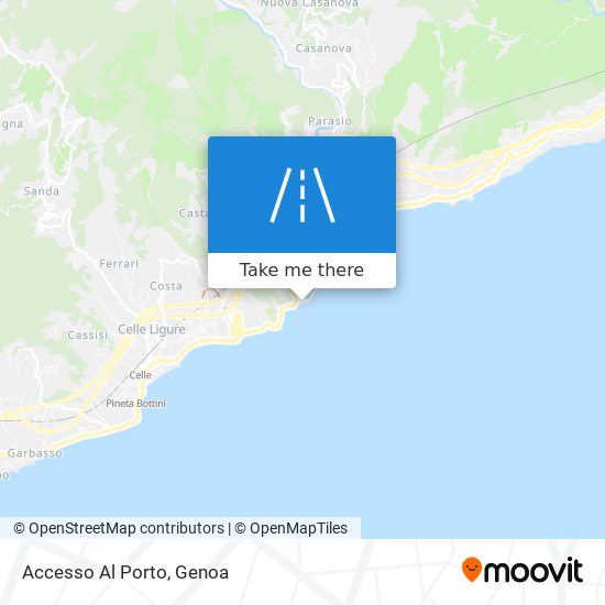 Accesso Al Porto map