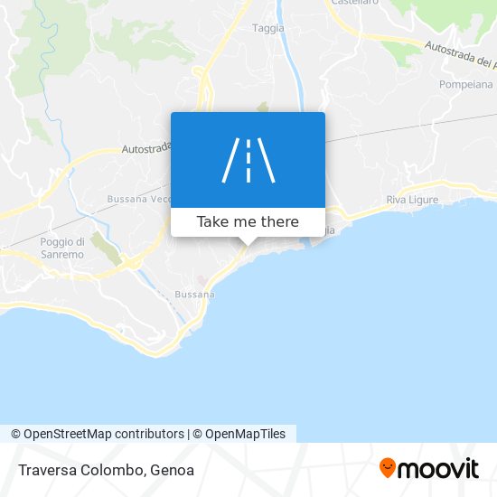 Traversa Colombo map