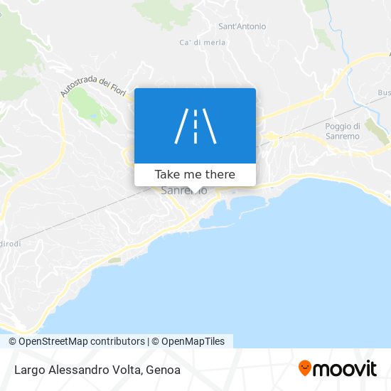 Largo Alessandro Volta map