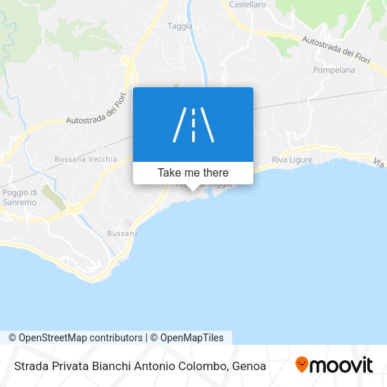 Strada Privata Bianchi Antonio Colombo map